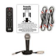 Acoustic Audio AAT1000 Tower 5.1 Speaker System with Mic and Powered Subwoofer N2