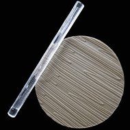 Fondant Transparent Acrylic Carved Wood Grain Printing Non-stick Mini Rolling Pin for Cake Decorating Tool N15