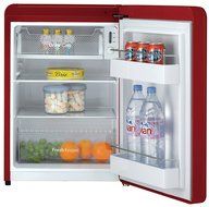 Daewoo Retro Compact Refrigerator 2.8 Cu Ft, Pure Red N2