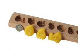 D-Sun Wooden Moon Cake Steamed Pumpkin Pie Pasta Rice Cake Green Bean Cake Wooden Baking Mold N4