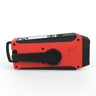 RunningSnail Solar Weather AM/FM//NOAA Emergency Digital Radio with LED Flashlight, 2000MAh Power Bank &amp; SOS Alarm N4