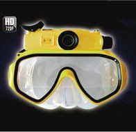 FK-909 High Quality 720P 5.0 Mega Pixels CMOS Diving Mask Camera Waterproof Video Camera Support TF Card Diving... N3