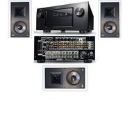 Klipsch KL-7800-THX In-Wall (3 Each)-Denon IN-Command AVR-4520CI A/V- White