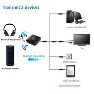 Bluetooth 4.0 Wireless Transmitter / Receiver, WEILIANTE 2-in-1 Wireless Portable Receiver Audio Adapter Kit for... N2