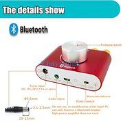 Nobsound&reg; Hifi Mini Bluetooth Stereo Power Amplifier 2.0 Channel 30W*2 / Headphone Amplifier / Wireless Audio... N6