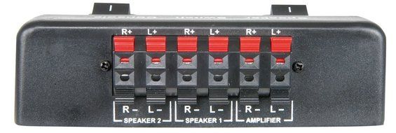P6C- 2 WAY COMPACT LOUDSPEAKER SELECTOR STEREO AMPLIFIER DISTRIBUTION SWITCHER