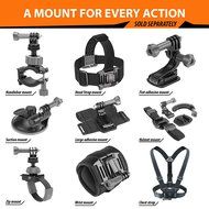 USA Gear Armband Action Camera Filming Solution with 2-point Neoprene Strap and J Hook and Tripod Screw Mount... N5