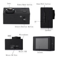 dOvOb SJ7000 WiFi 14MP 1080P HD Waterproof Sport Action Camera with 2 Batteries + Head Strap Mount and Free Accessories N5