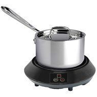 Black Elite Space-Saving Energy-Efficient Induction Cooktop w/ 7 Heat Levels N2