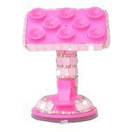 Kaka(tm) Bling Handmade Crystal Rhinestones Portable Rotating Suction Cup Mini Desk Car Mount Clip Stand Holder... N10