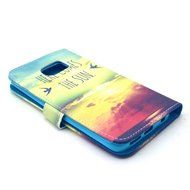 Galaxy S6 Case, Firefish Folio Flip Premium PU Leather Lovely Wallet Shell [Scratch-resistant][Kickstand][Card... N12