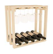 Wine Racks America Ponderosa Pine Lattice Stacking Stemware Cube. 13 Stains to Choose From! N11