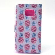 Galaxy S6 Case, Firefish Folio Flip Premium PU Leather Lovely Wallet Shell [Scratch-resistant][Kickstand][Card... N15