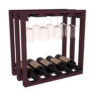 Wine Racks America Ponderosa Pine Lattice Stacking Stemware Cube. 13 Stains to Choose From! N13