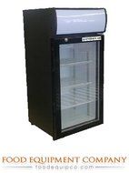 Beverage-Air CTR3-1-B-LED One Section Countertop Reach-In Display Refrigerator with 1 Swing Glass Door 3 cu.ft...