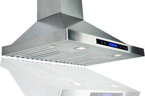 GOLDEN VANTAGE 30" Wall Mount Stainless Steel Range Hood With Remote GVW30-B02 N3