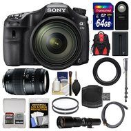 Sony Alpha A77 II Wi-Fi Digital SLR Camera &amp; 16-50mm with 70-300mm &amp; 500mm Lenses + 64GB Card + Backpack + Battery...