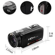 TekBow Z80 1080P Full HD Digital Video Camera Max.24MP with 0.45X Wide Angle Lens 240X Digital Zoom 3.0 Inches... N6