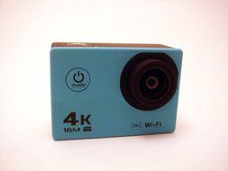 Turquoise 4K Ultra Wi-Fi (Gopro Style) Sport Camera with 30fps Includes Multiple Attachments and Waterproof Shock... N4