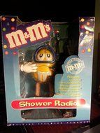 M&amp;Ms M&amp;M M &amp; M Shower Radio Scuba Diver AM FM N4