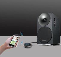 Home Audio Bluetooth Receiver, Jelly Comb BT CSR 4.1 Hands-Free Car Kit, Mini Wireless Adapter for Home Audio... N7