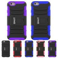2 iPhone 6S/6 Plus Case, HLCT TWIN PACK Rugged Shock Proof Dual-Layer Case with Built-In Kickstand for iPhone... N10