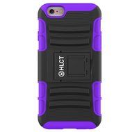 2 iPhone 6S/6 Plus Case, HLCT TWIN PACK Rugged Shock Proof Dual-Layer Case with Built-In Kickstand for iPhone... N13