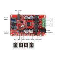 Kimler TDA7492P FREE Power Adapter Included! (2) x 50 Watt Dual Channel Amplifier Wireless Digital Bluetooth 4.0... N4