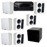 M&amp;K Sound MP300 White Monitor Speaker 7.1 HRS12 Pioneer Elite SC-89