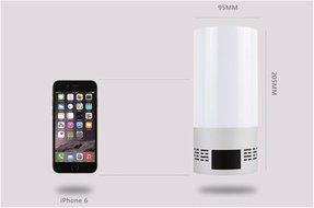 MagiMent Wireless Bluetooth Speakers with Smart Touch LED Mood Lamp Alarm Clock Muisc Player Hands-Free Calls... N5