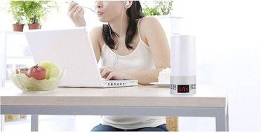 MagiMent Wireless Bluetooth Speakers with Smart Touch LED Mood Lamp Alarm Clock Muisc Player Hands-Free Calls... N6
