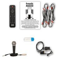 Acoustic Audio AAT1000 Tower 5.1 Speaker System with USB Bluetooth Optical Input and Mic