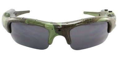Camouflage Green Micro Camera Sunglasses Mini DV Camcorder Recorder Outdoor Sport Video Recorder Sunglasses N4