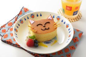 Mr. Kohiya thick baked pancake ring cat two-pack SJ2216 N3