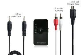 HomeSpot MultiLink Bluetooth Audio Receiver Dongle, Connect to 2 Mobile Devices At Once USB 2.5A N11