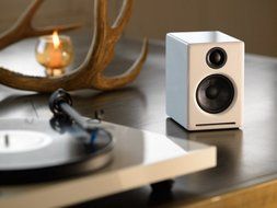 TEAC TN-100 Turntable and Audioengine A2+ Powered Speaker Package (Black/White) N4