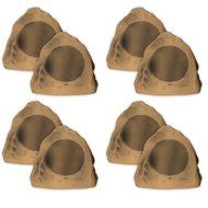 Acoustic Audio B6RS Sandstone 6.5" Rock Speaker 4 Pair Pack Outdoor Weatherproof