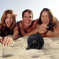 AUKEY Bluetooth Speaker, Wireless Outdoor Wheel Speaker with Water and Shock Resistant for iPhone, iPad, Samsung... N6