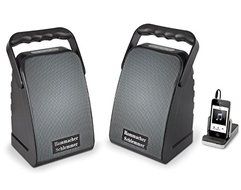 Hammacher Schlemmer Rechargeable Indoor/Outdoor Wireless Speakers
