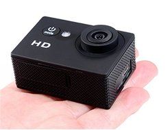ADMOMON 30M Waterproof 2" 90&deg; Wide Angle Lens HD 720P Sports Mini Video Camera with Card Slot (Black) N4