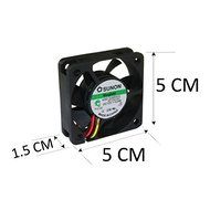 Swellder Sunon 50 mm Ultra Quiet Cooling Fan - 12 V - 10 CFM - 22 dB - KDE1205PHV3 - 3pins Tach Output N4