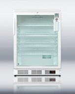 Summit SCR600LBIMEDDT 24" MedSeries Medically Approved Compact Refrigerator with 5.5 cu. ft. Capacity Interior...