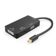TNP Mini DisplayPort to HDMI 4K / DVI / VGA Adapter 1080P 4K 2K UHD Ultra HD High Resolution Ready Video Audio... N4