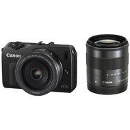Canon Mirrorless interchangeable-lens camera EOS M double lens kit (Black) EOSMBK-WLK with EF-M 18-55mm F3.5-5.6... N4