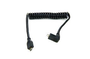 Atomos Right-Angle Micro to Micro HDMI Coiled Cable (11.8-17.7") N3