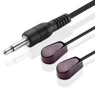 TNP IR Emitter Extender Extension Cable (10 Feet) - Dual Head 3.5mm Jack Infrared Red Transmitter Blaster Blink... N4