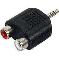 3.5MM Stereo to Dual RCA-F Adaptor-by-Tecnec