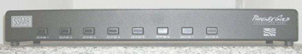 Phoenix Gold SSM8, 140W per channel stereo speaker distribution for 8 stereo outputs with protection circuit