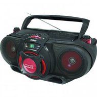Naxa Portable MP3/CD AM/FM Stereo Radio Cassette Player/Recorder with Subwoofer and USB Input N4