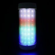 TENDOO Pulse LED Color Changing Light Wireless Bluetooth Speaker Built-in Microphone and Compatible FM Radio TF... N4